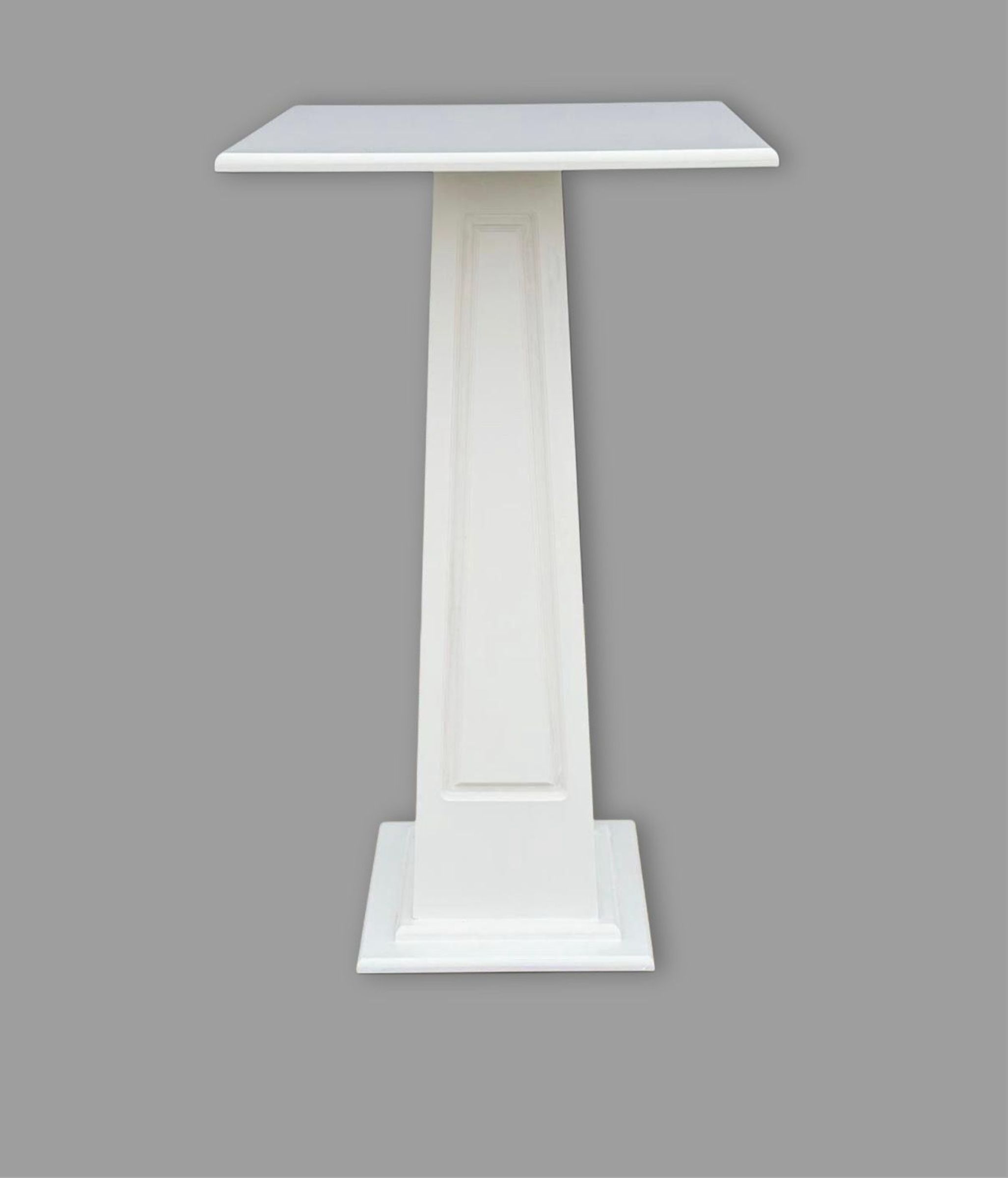 Beyaz Lüxe Bistro Masa