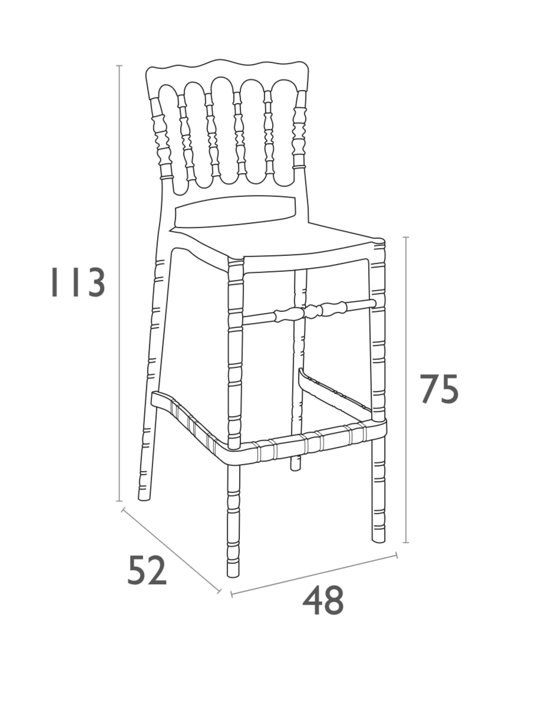 Şeffaf Opera Bar Taburesi