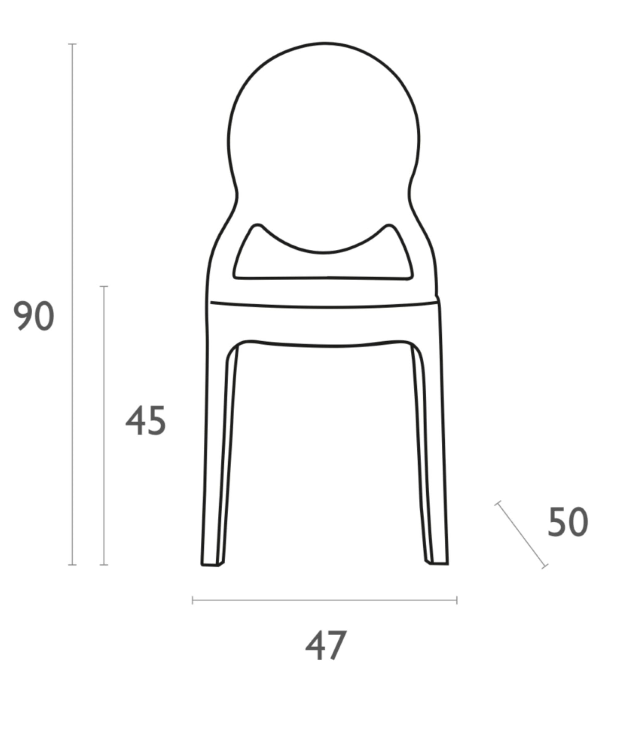 Füme Elizabeth Sandalye