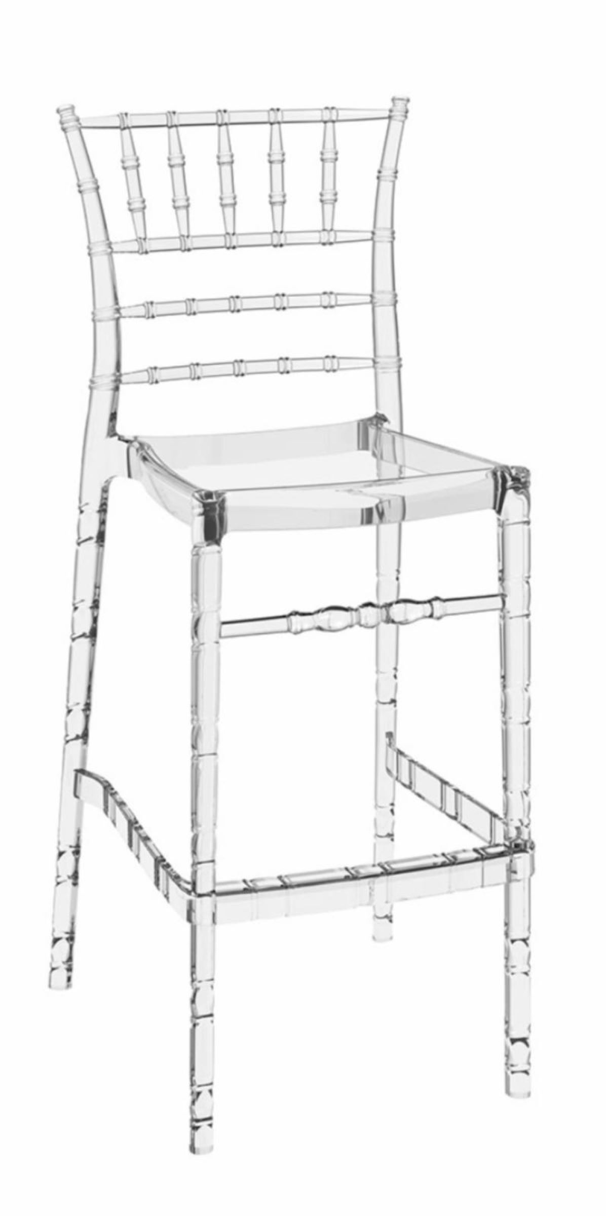 Şeffaf Prince Bar Taburesi