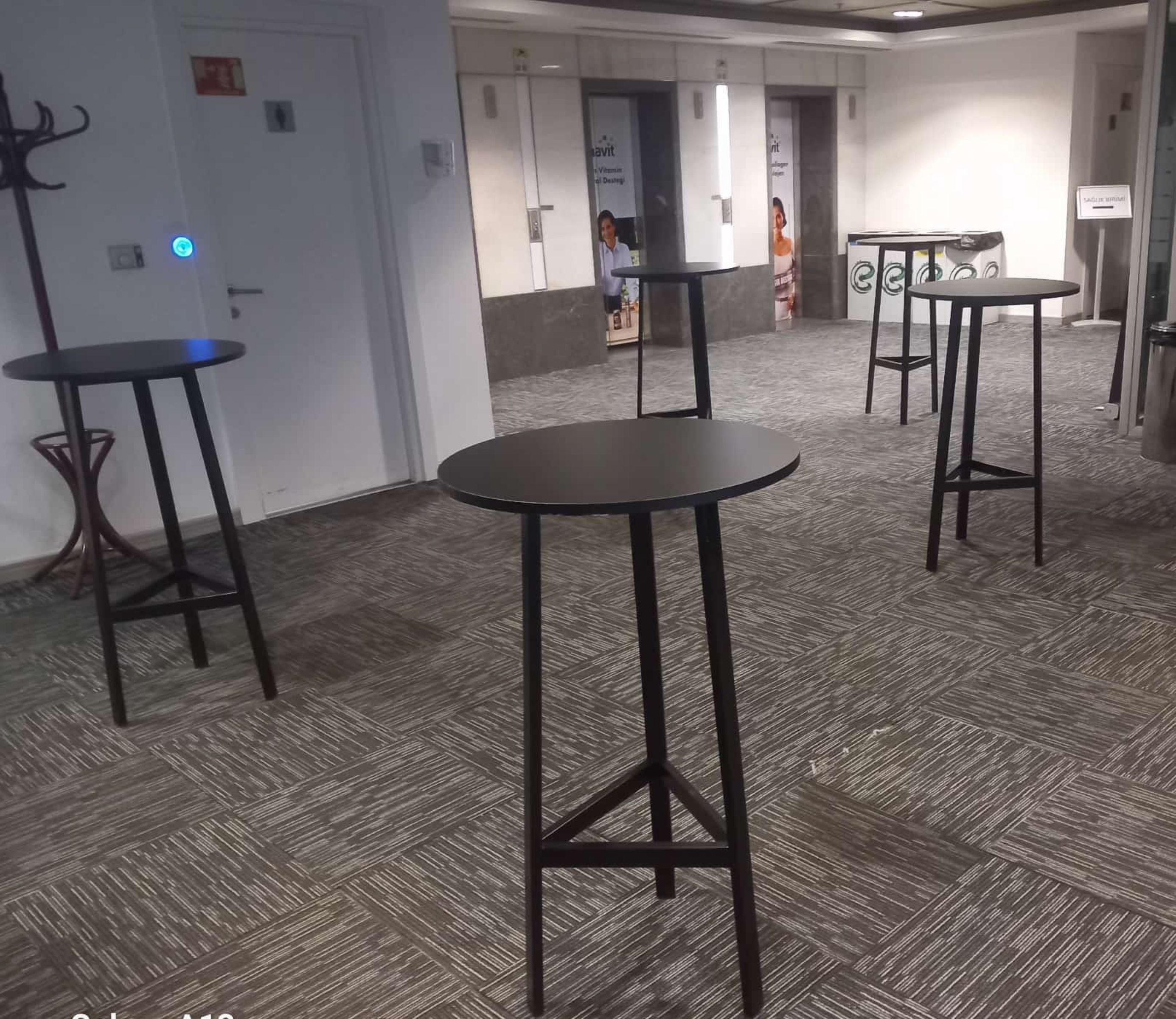 Gama Bistro Masa - Siyah