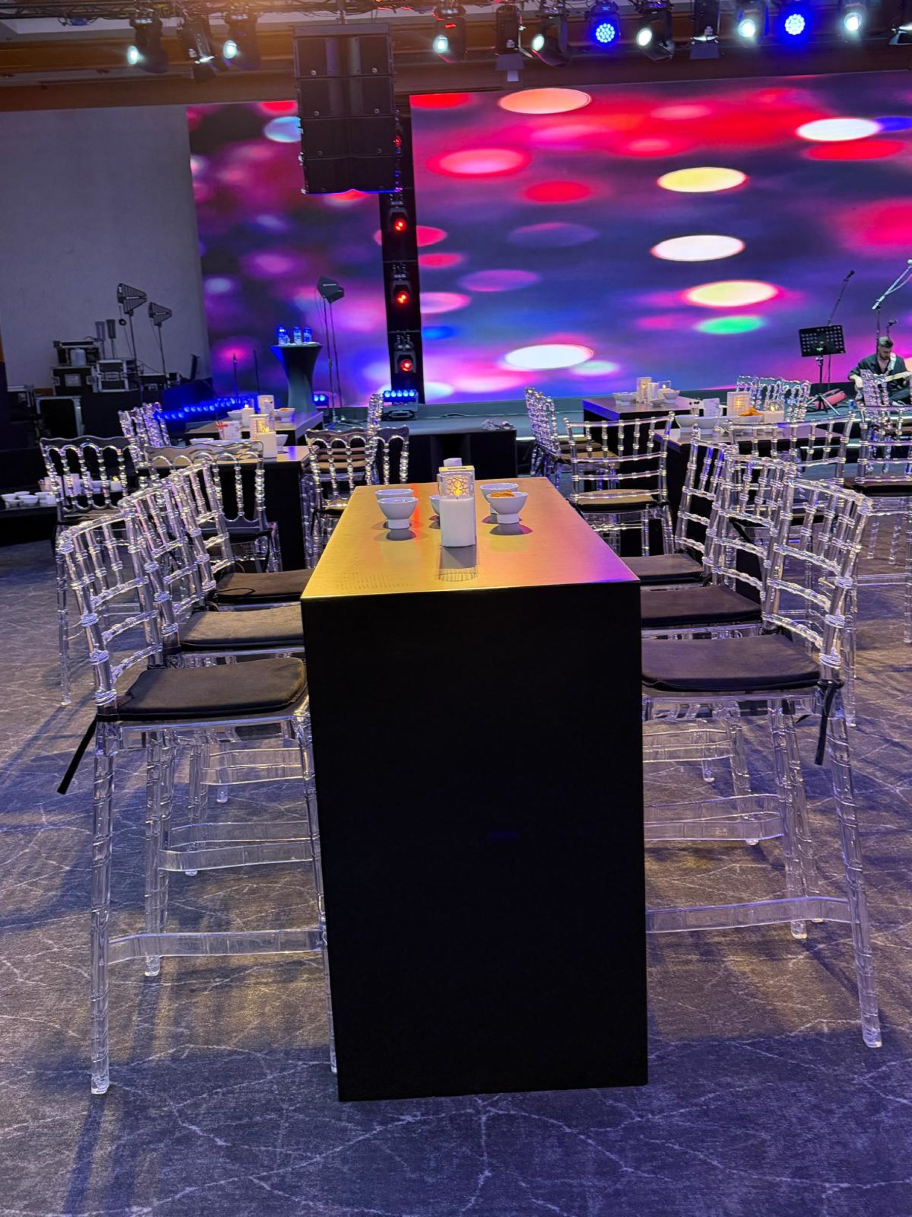 Şeffaf Prince Bar Taburesi