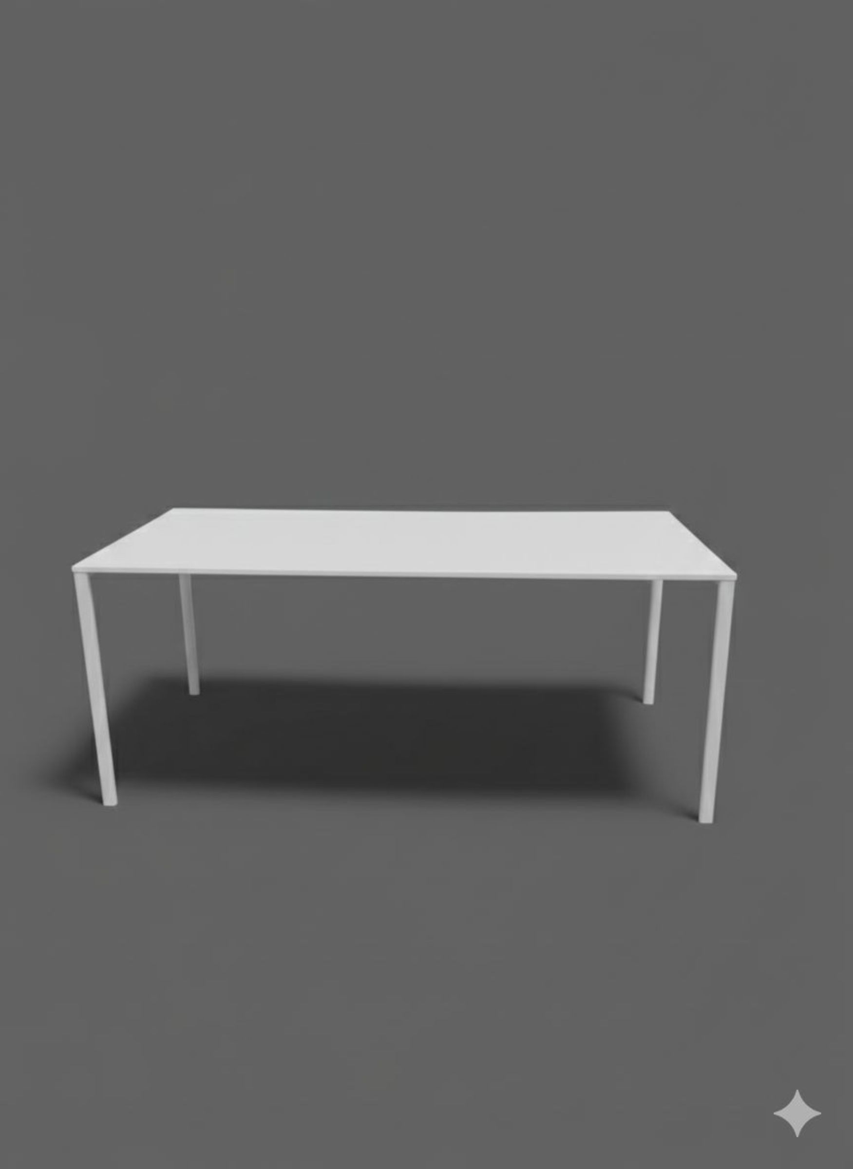 Beyaz Royal Slim Masa