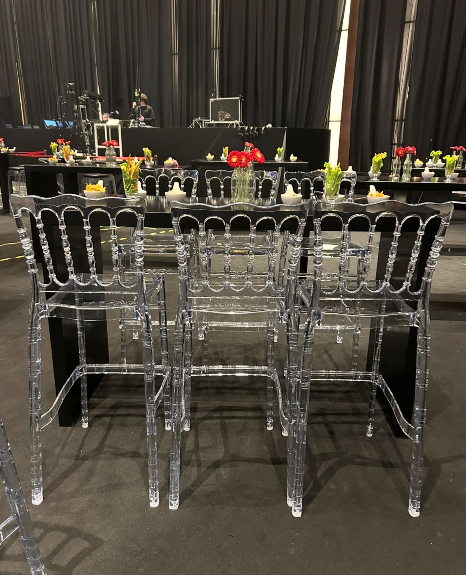 Şeffaf Opera Bar Taburesi