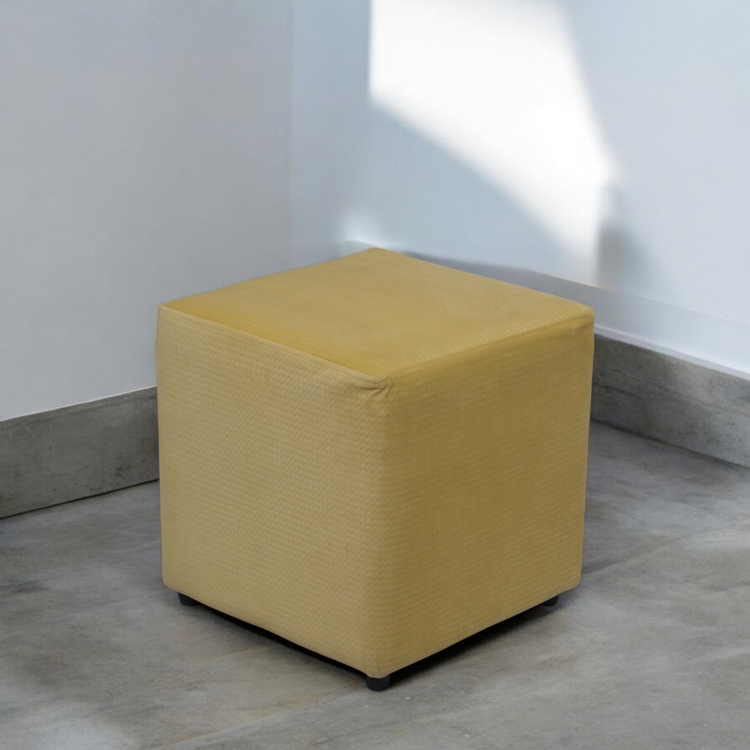 Cube Puf - Sarı